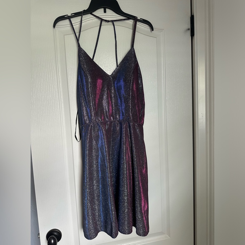Hologram/iridescent Color Mini Dtess